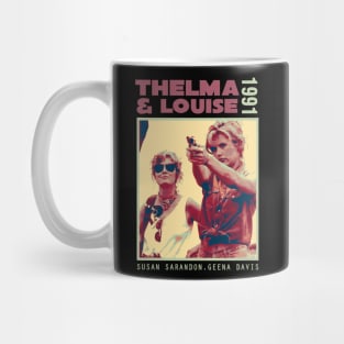 thelma and louise 1991 retro red Mug